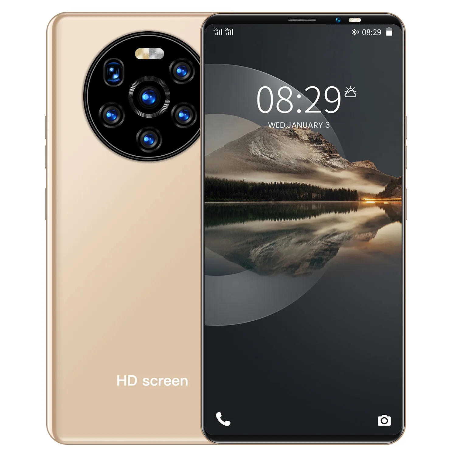 

Hot Selling Mate 40 Pro 12GB+512GB Cheap Smartphone Made in China Android 10.0 Smartphone, Black,gold,green