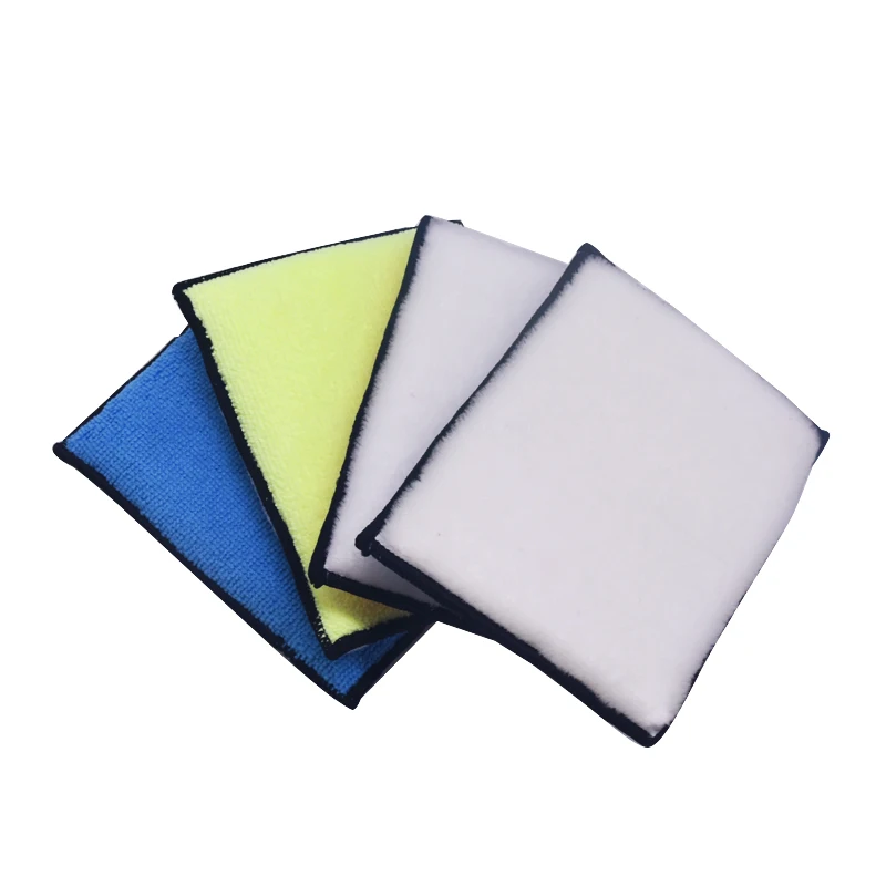 

Car Detailing Sponge Popular Two Sides Sponge Pad Car Interior Scrubbing Brush
