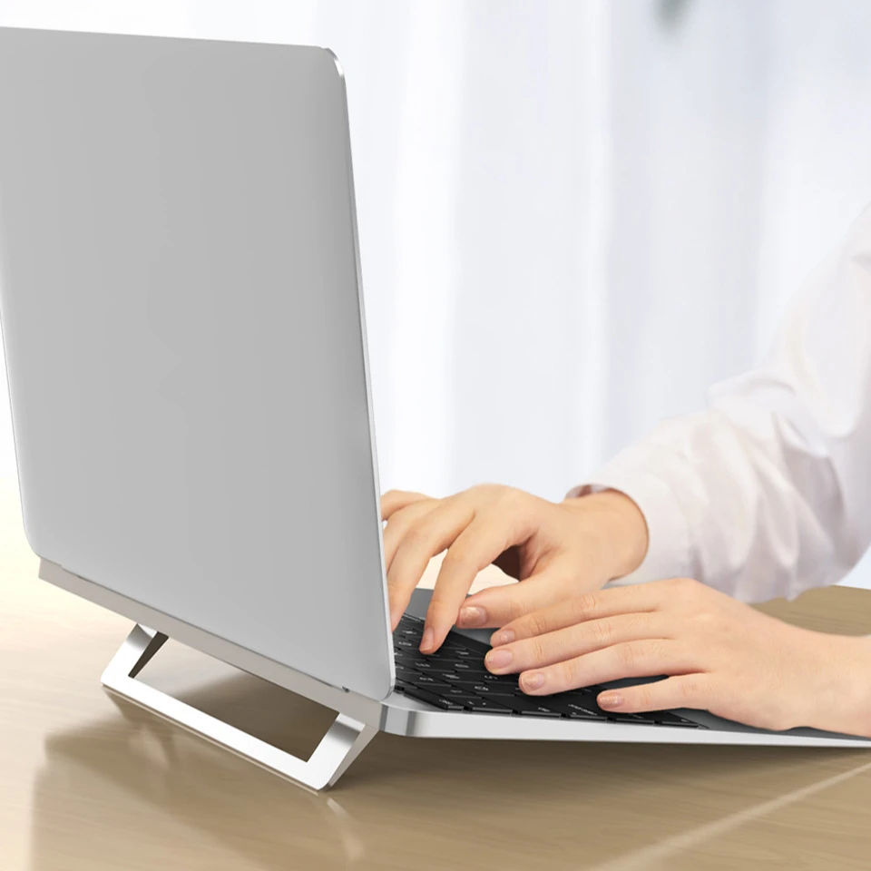 

Licheers LC-361 portable notebook stand Metal laptop stand holder, Black,silver