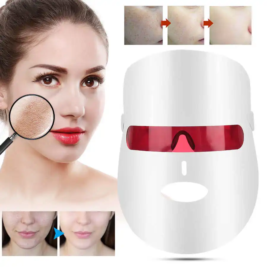 

Household Facial Photon Skin Rejuvenation Acne Treatment Skin Rejuvenation PDT LED Red Light Therapy 7 Colors Led Face Mask