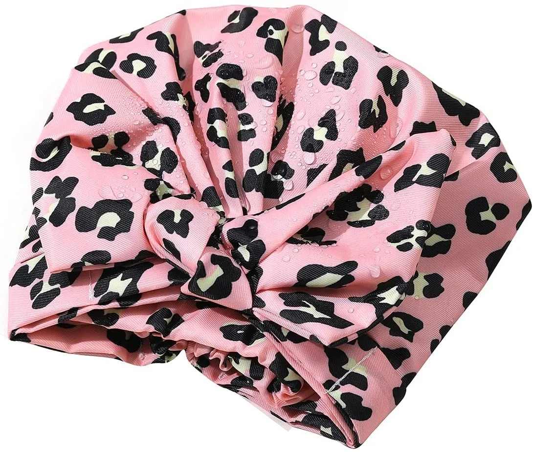 

Top Selling Long Hair Turban Shower Cap Waterproof Cute Oversized Reusable Women Shower Cap