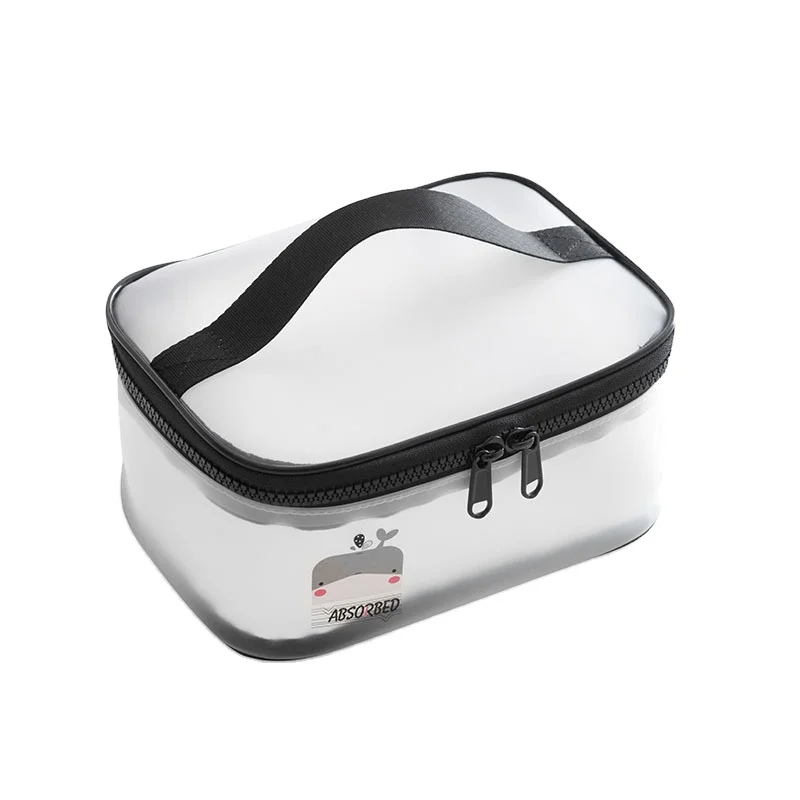 

Custom Transparent Small Dark Clear Cosmetic Bag Travel PVC TPU Makeup Bag Set Clear Organizer Beauty Case