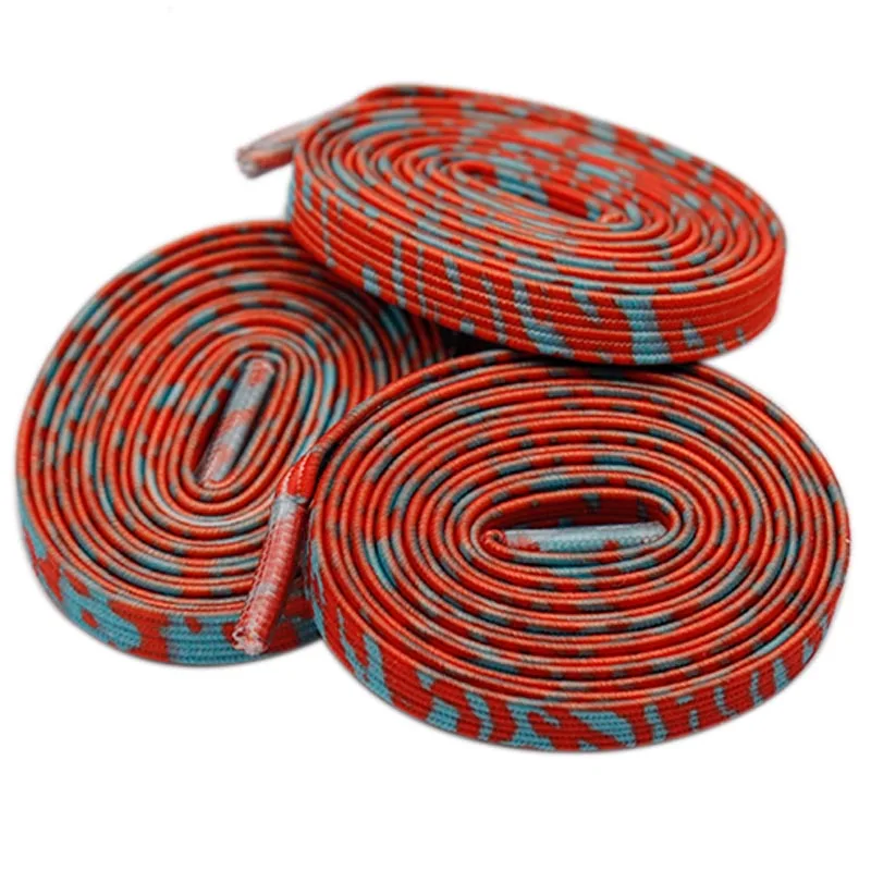

Coolstring Lace Manufacturer Brand New Custom Design Length And Width Orange blue Flat Elastic Bungee Cord Shoelaces, Customized