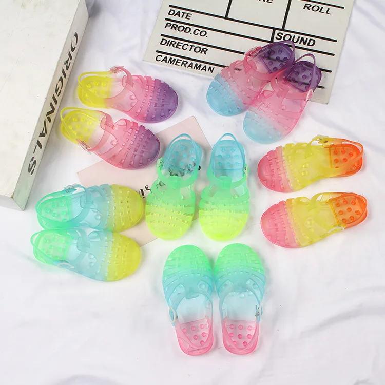 

High quality children shoes fashion colorful jelly kids sandals clogs kids shoes wholesale, As picture, the customized color acceptable