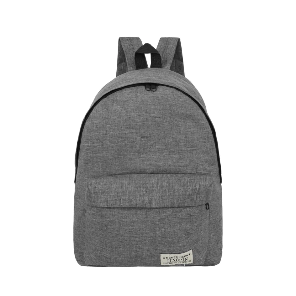 

Pure color school bags for kids and teenagers backpack with storage book function