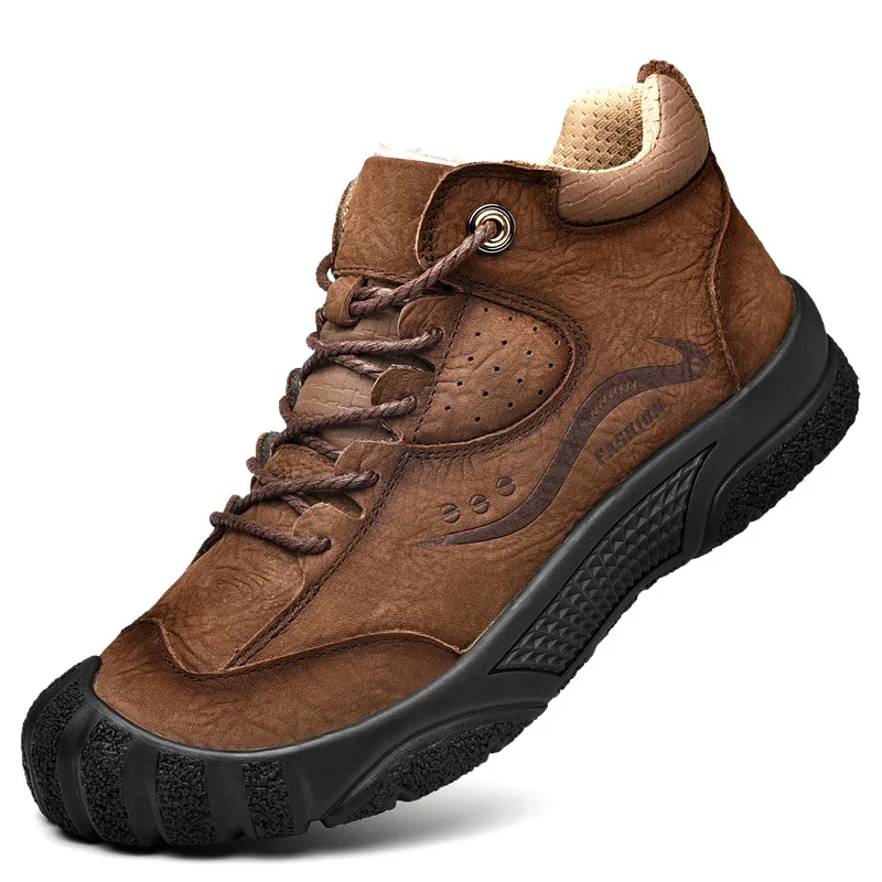 

Men Outdoor Walking Shoes Hiking Trekking Trainers, 3 colors