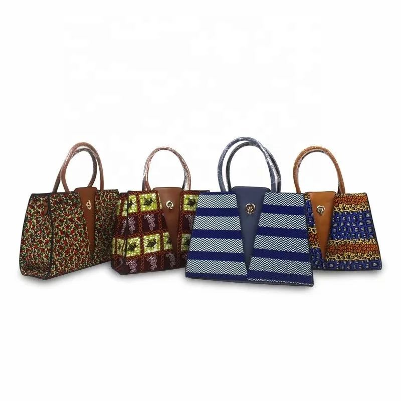 

African style casual women handbag wax print bag
