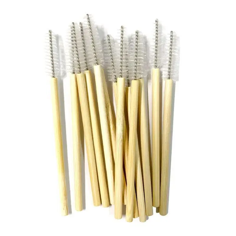 Eco-Friendly bamboo mascara eyelash applicator wand 100% recyclable Single use Eyelashes wand salon supplies