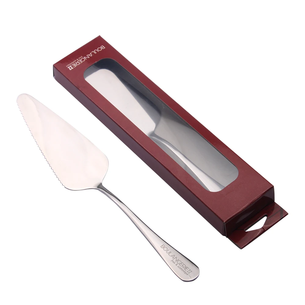 

Stainless steel wedding cake knife and server set