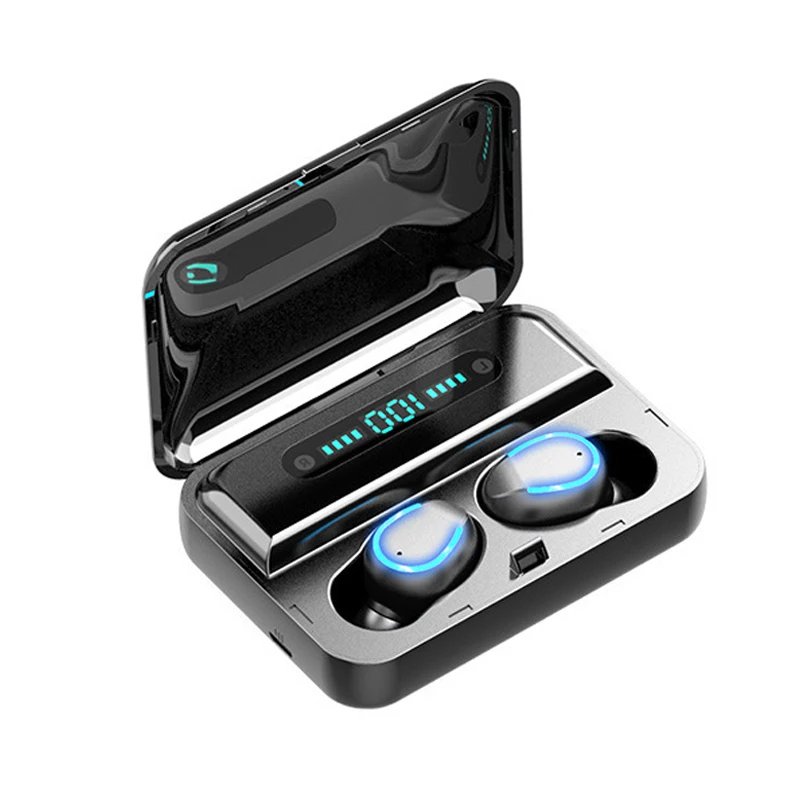 

F9 Headset Earphone Led Mini F9-5 Earbuds 5.0 TWS In-ear Headphones