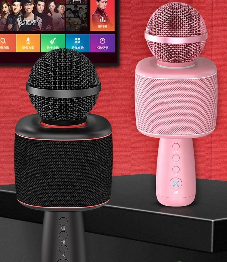 

AsperX New Arrival K18 Wireless Karaoke Microphone with Home Party Karaoke Speaker Machine Christmas Birthday Gifts