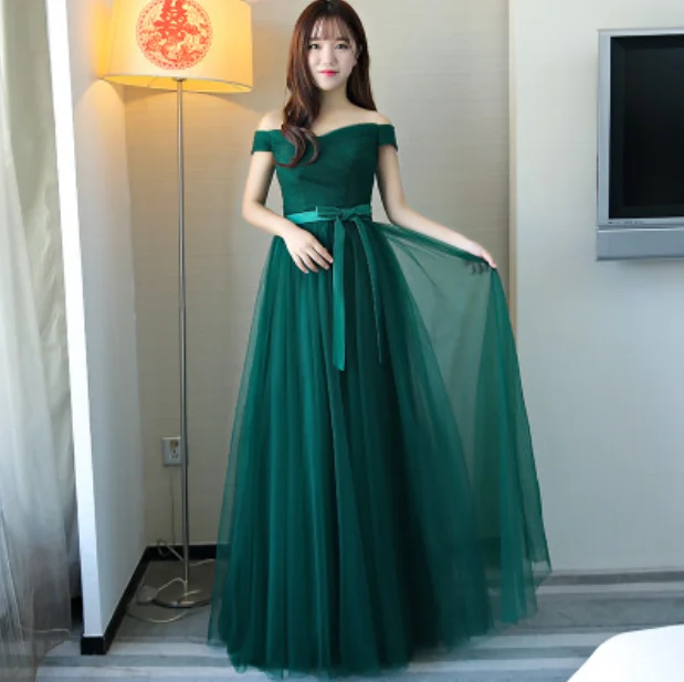 

CL1053A big size bridesmaid dress lady banquet evening dress sexy mesh long prom dresses, A/b/c/d