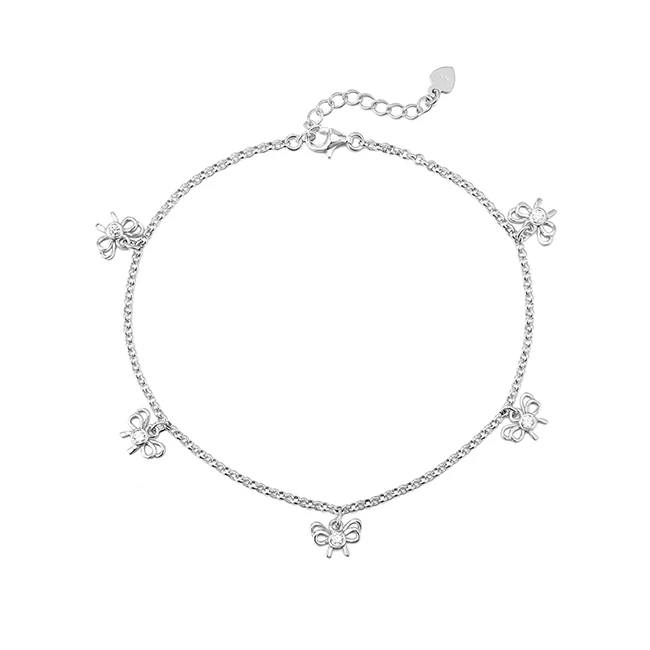 

High Quality Feet Jewelry Custom 925 Sterling Silver Anklet