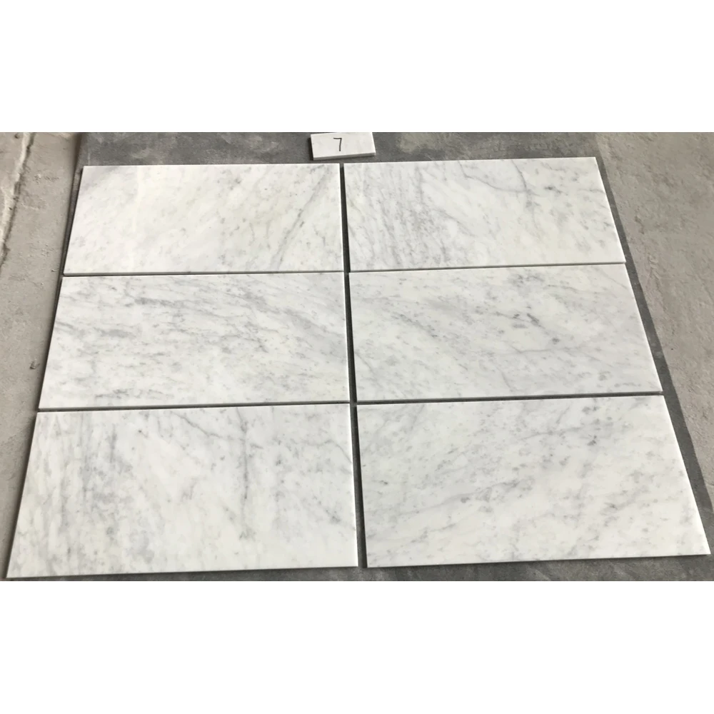 Precio Barato Italiano Pulido 24x24 Puro Mármol Blanco De Carrara