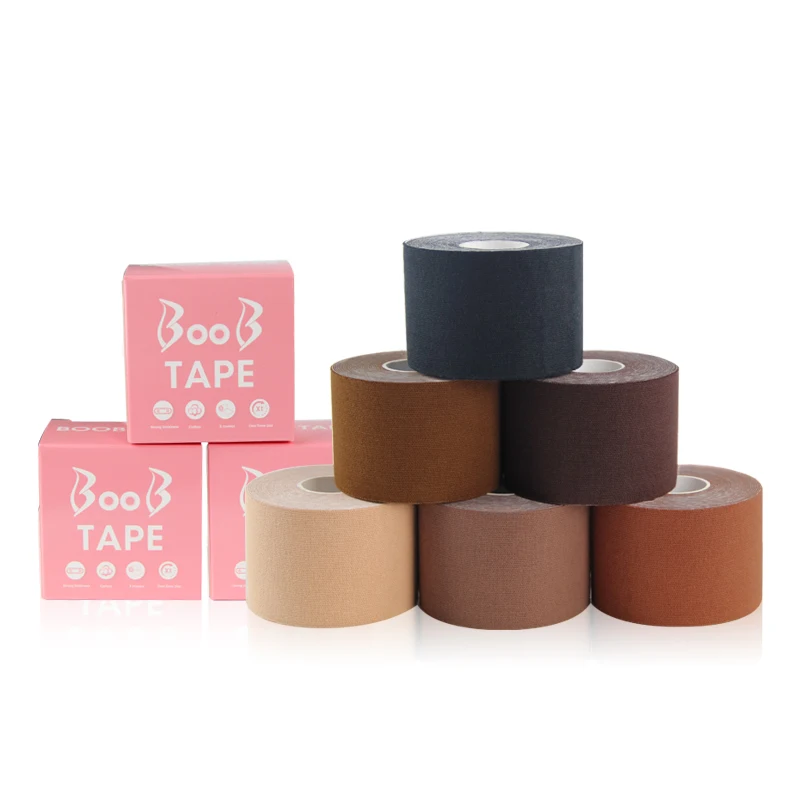 

Breathable Boob Tape Breast Lifting Nude Black Beige Uplift Body Tape, Skin/new skin/tan/brown/black