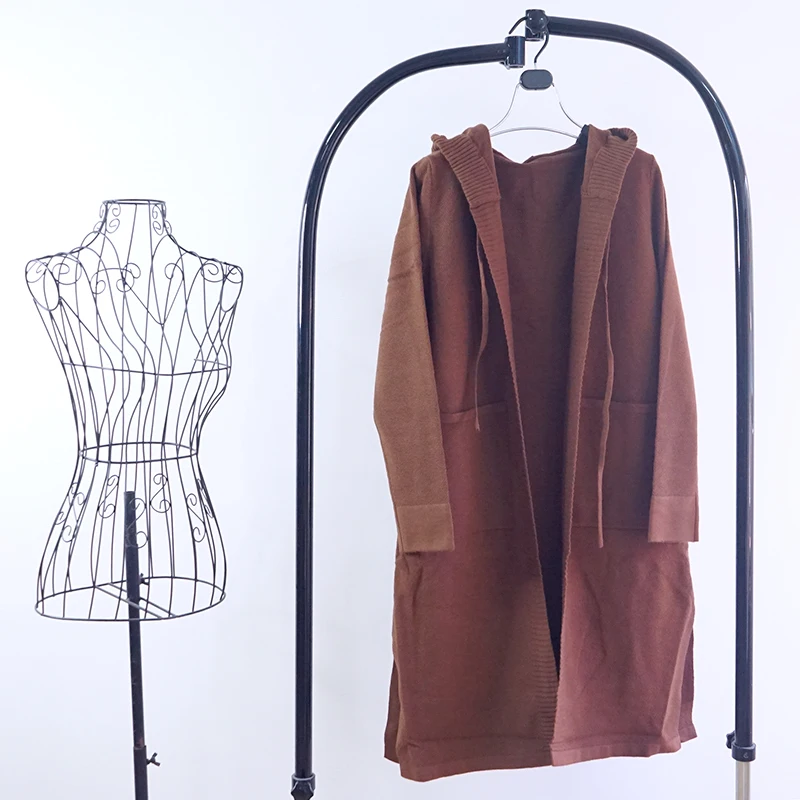 

Autumn Winter New Arrival Cloak Coat Woman Sweater Knit Long Cardigan With Hood For Ladies
