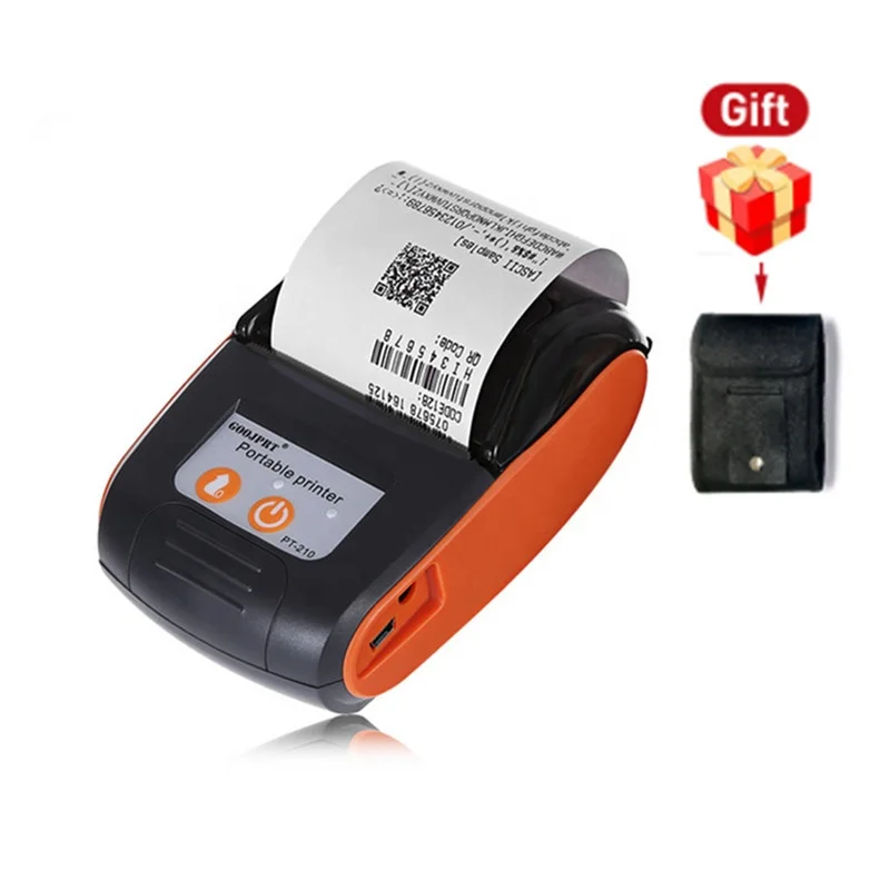 

Goojprt PT210 thermal printer 58mm, Black