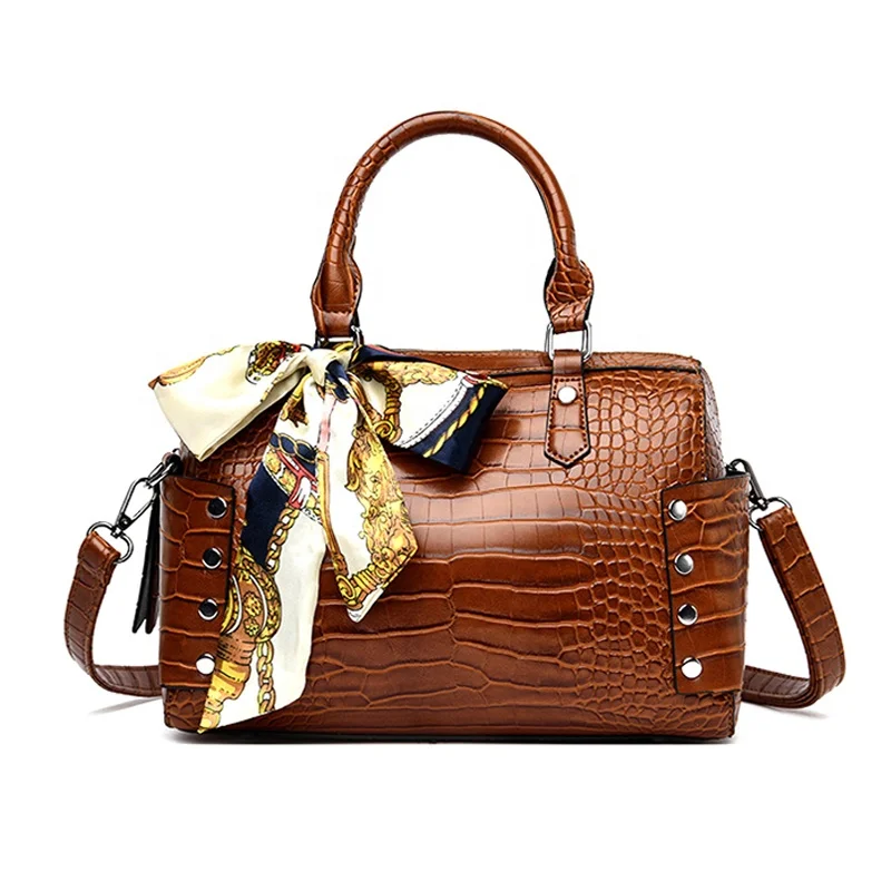 

Elegant Luxury Designer Crocodile Crossbody PU Shoulder Bags For Women