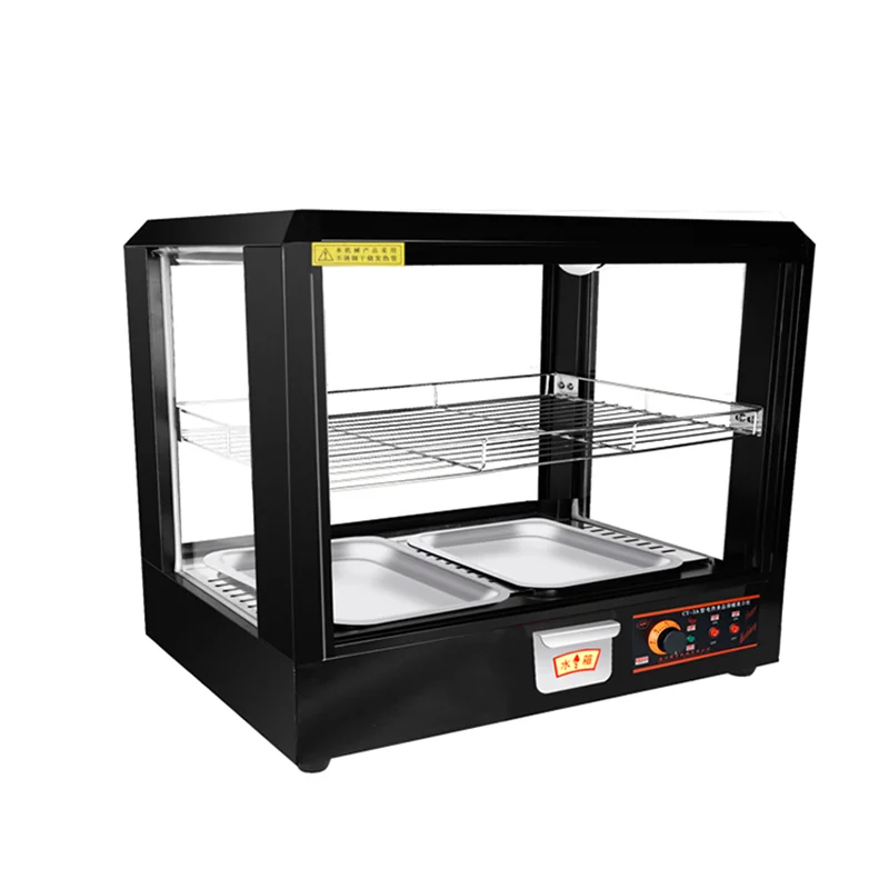 
220V/50HZ Heating Tube Hot Food Warmer Display Cabinets Showcase  (62354059295)