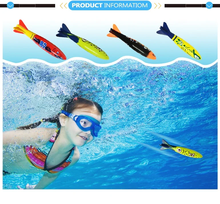 Underwater summer torpedo fish swimming pool diving toys.jpg