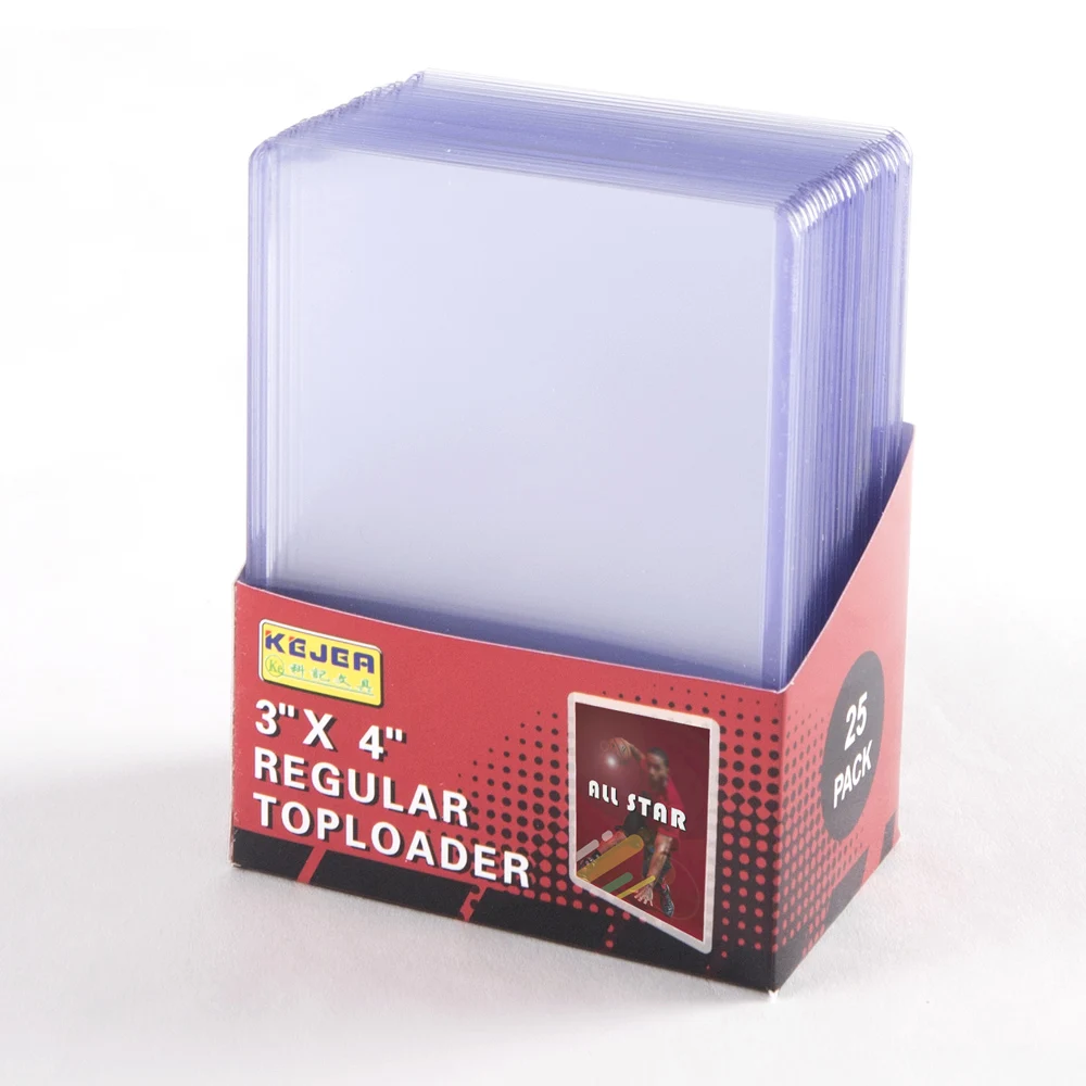 

Ultra Pro Toploader 3x4 Inch Manufacturer Clear Cards Holder 35pt Regular Trading Card Sleeves