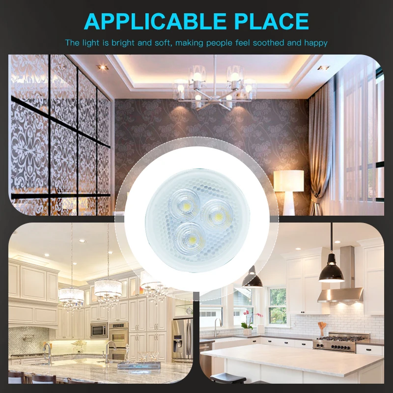 
Philips- High Quality 12V 240lm Ra80 GU5.3 3W 5W MR16 LED Spotlight Cup With 3 LEDS for Pin Wardrobe 