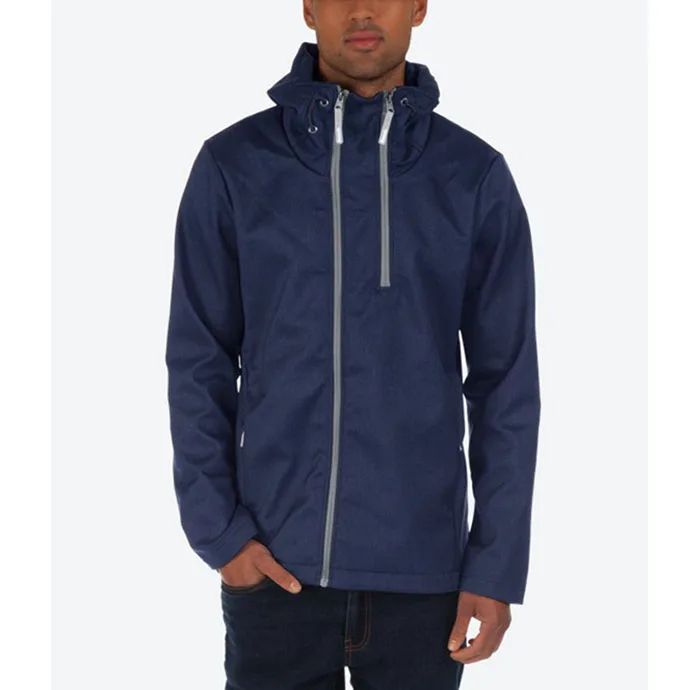 

Fashion desiger casual style polyester waterproof fleece zipper windbreaker waterproof jacket men, Customizable