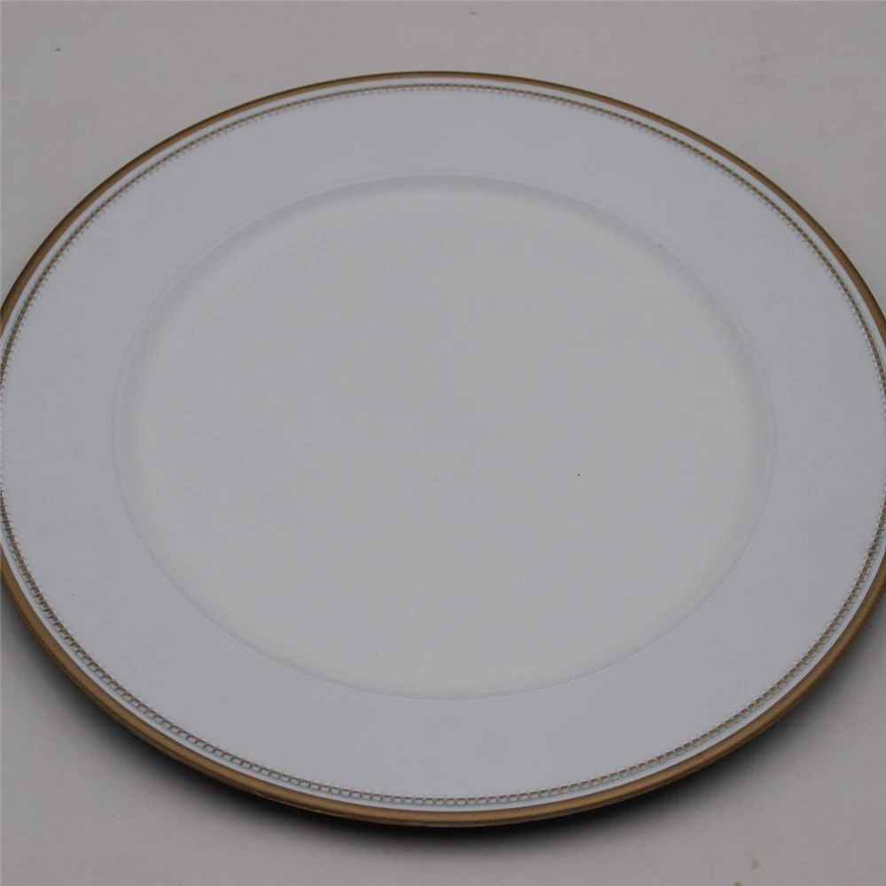 

New style Healthy food grade Wholesale household manufacturer round plastic table plate 4pcs/set dinner plate