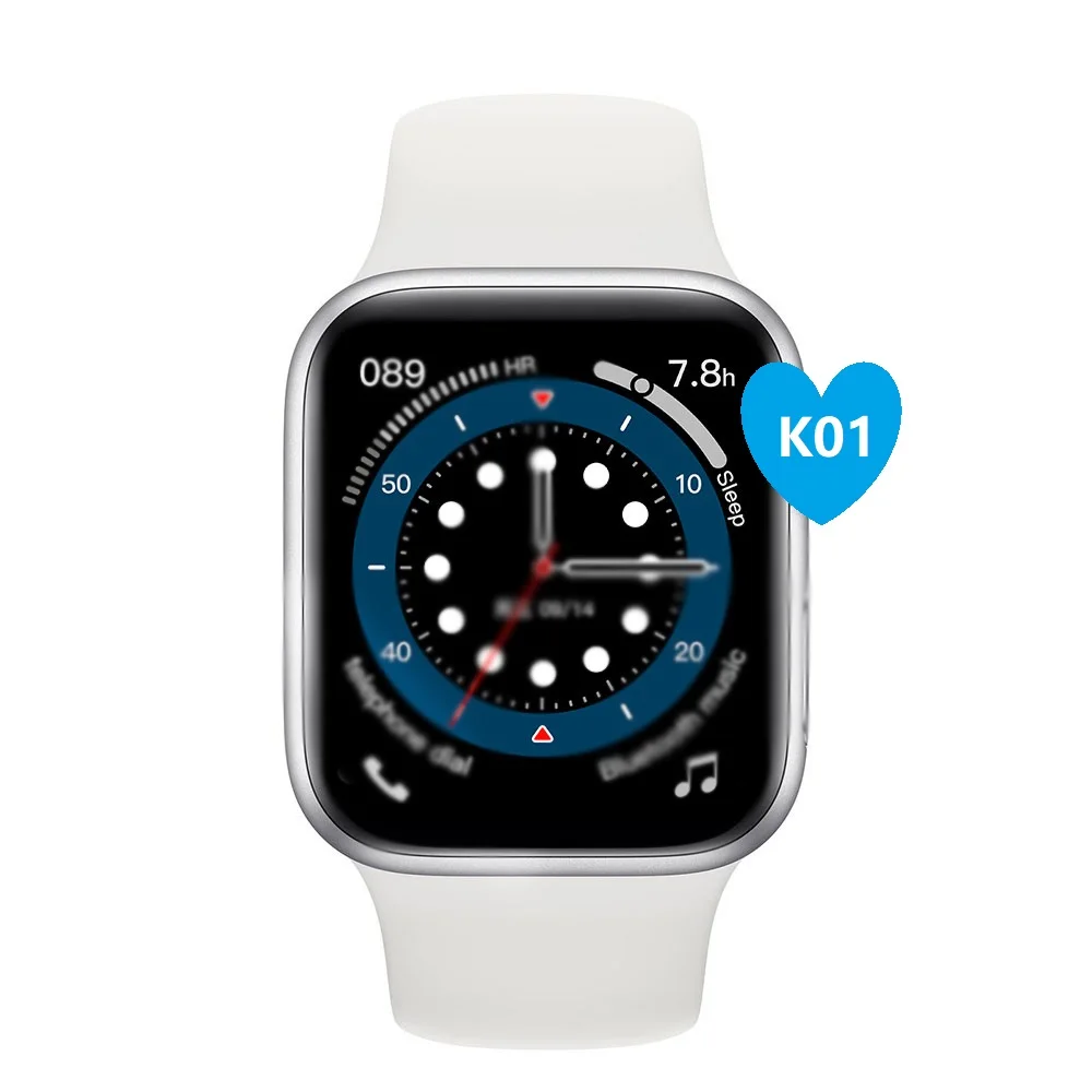 

Shopify Dropshipping K01 Smart Watch Serie 6 Life Waterproof Heart Rate Tracker Blood Pressure Oxygen Sport Watch K01 for iwach