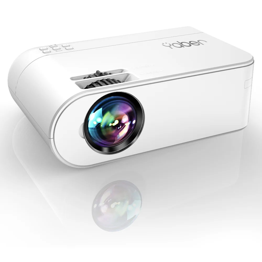 

Yaber V2 Portable Mini Projectors Native 1280*720P Support 1080P Screen Mirroring WiFi 200inch 6000:1 LCD LED Phone Projectors