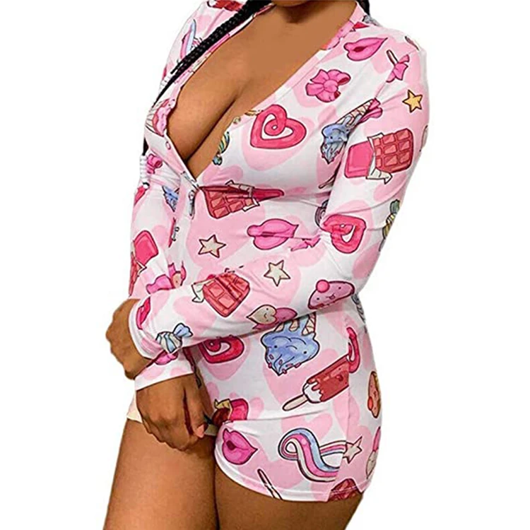 

Chinese Factory hot sale onsie Onsies Onsie pajama night wear women, Customized color