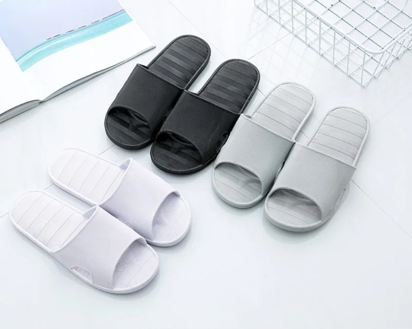 

Indoor wooden floor plastic home slippers Summer Bathroom non-slip bath slippers