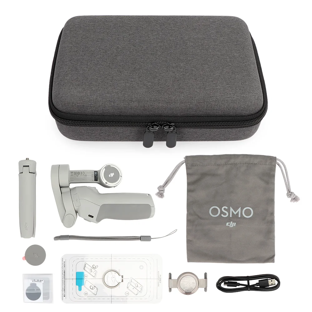 

New DJI OM 4 Portable Storage Protective Carrying Case Handbag Gimbal Stabilizer for DJI OM 4 / Osmo Mobile 3 Accessories, Gray