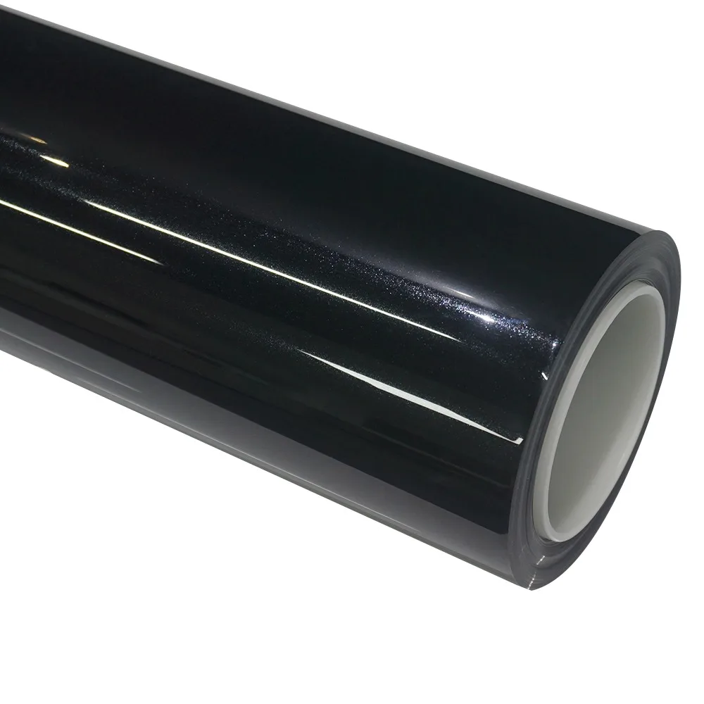 TPU Metallic Black Car Protection Film