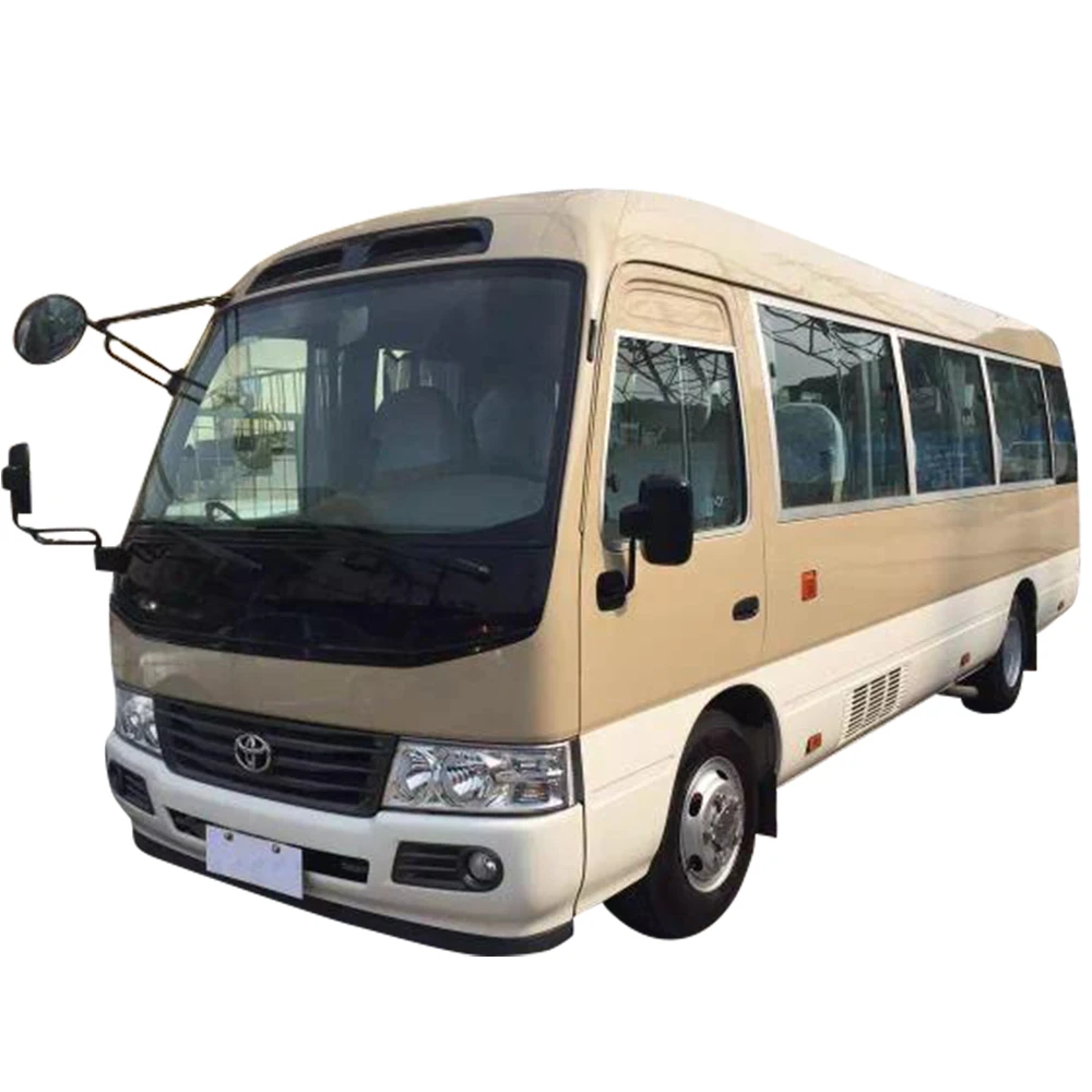 Lhd Japanese Original Used Coaster Bus Standard Roof With 4.2l Diesel