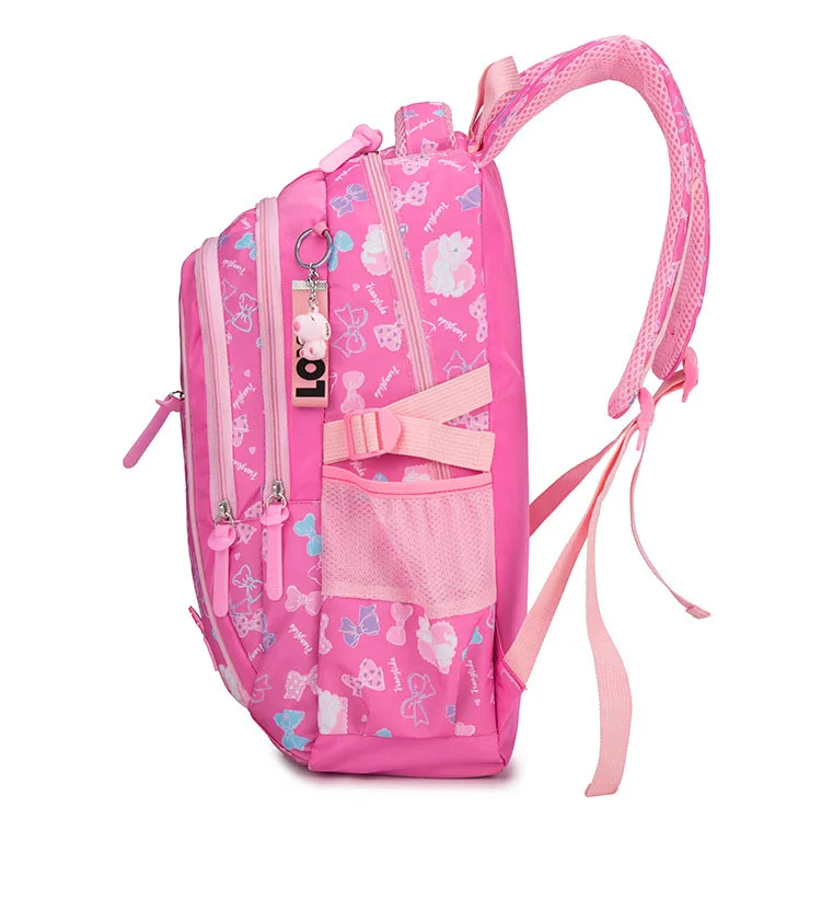 wholesale children primary school bags trendy backpack with lunch bag set for school girls 