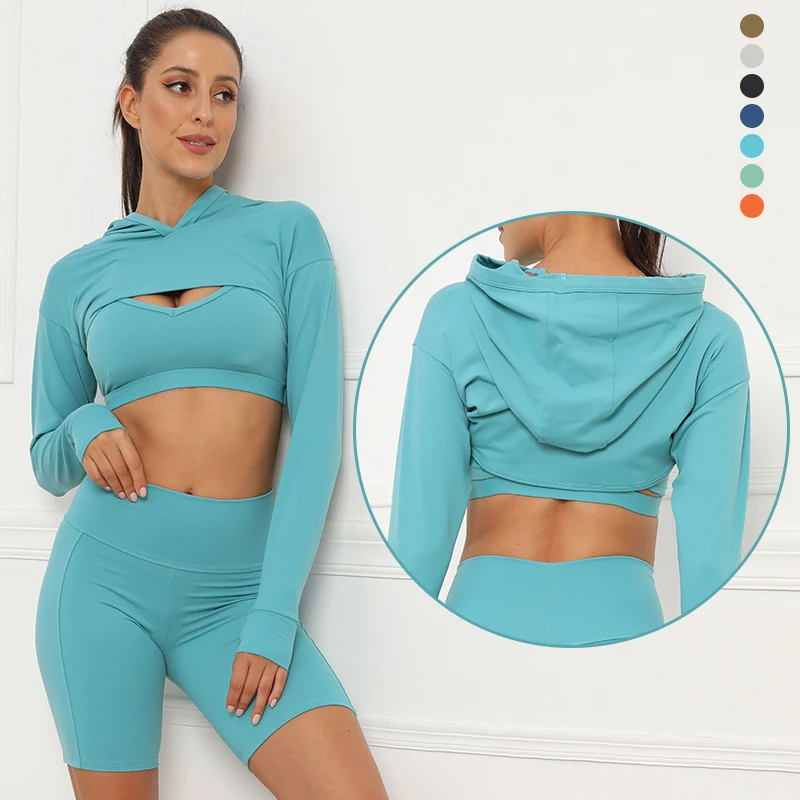 

Trendy Design Yoga Wear Sport Skin-friendly Yoga Woman Wear Suits Soft Women Active 3 Piece Workout Set