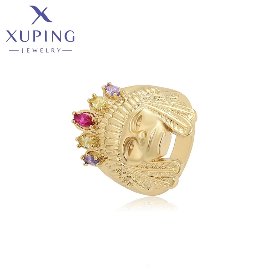

X000660867 xuping jewelry New Hot Sale Fashion Personality Ring 14K Luxury Charm Religious Style Women Ring