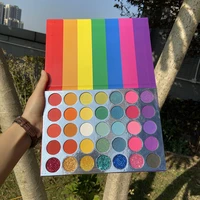 

cosmetics vendor rainbow high pigment vegan makeup eyeshadow palette private label