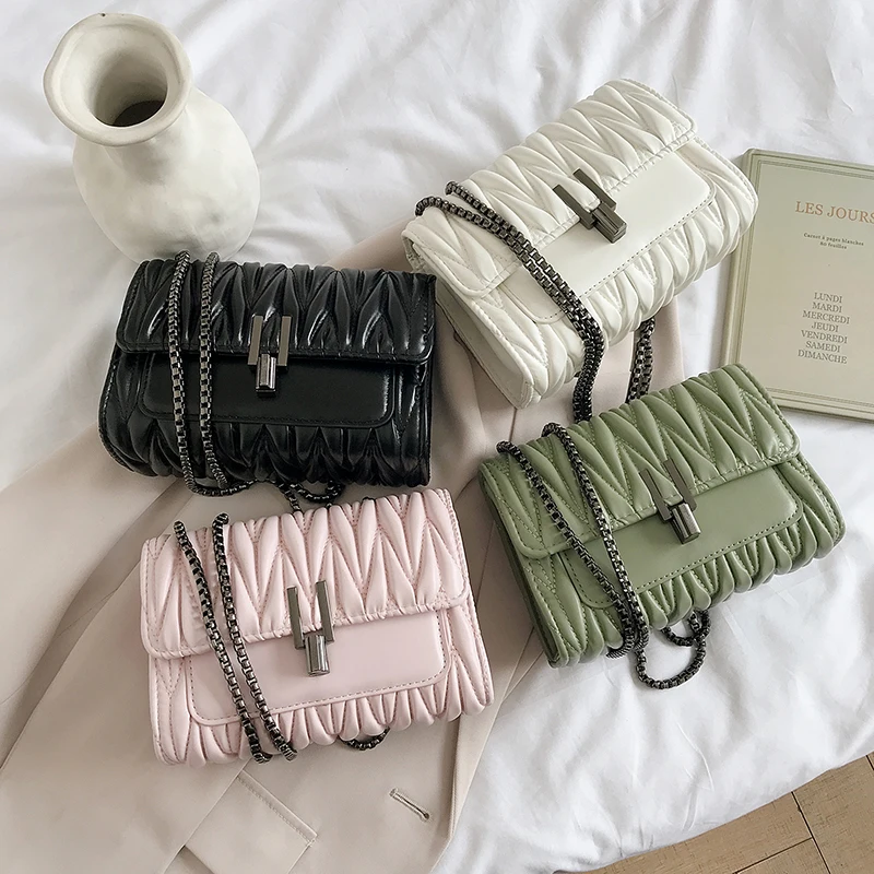 

New Design Summer Fashion Ins Pure Color Small Purse Korean Girls Crossbody Bag Mini Women Handbags, Green/black/white/pink/