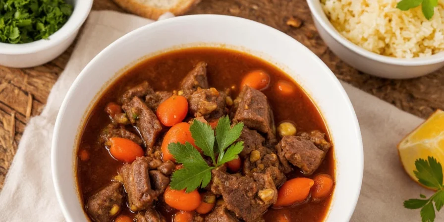 Comparison chart of common herbs for beef stew