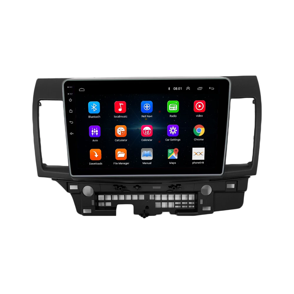 

For Mitsubishi Lancer 2006-2018 Radio Headunit Device 2 Double Din Quad Octa-Core Android Car Stereo GPS Navigation Carplay