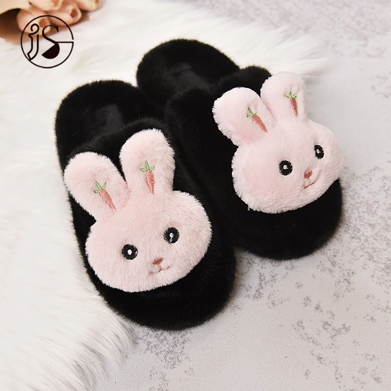 

Fashionable Wholesale plush furry indoor slippers soft colorful women slippers custom fluffy Cartoons women slides 2021, Picture