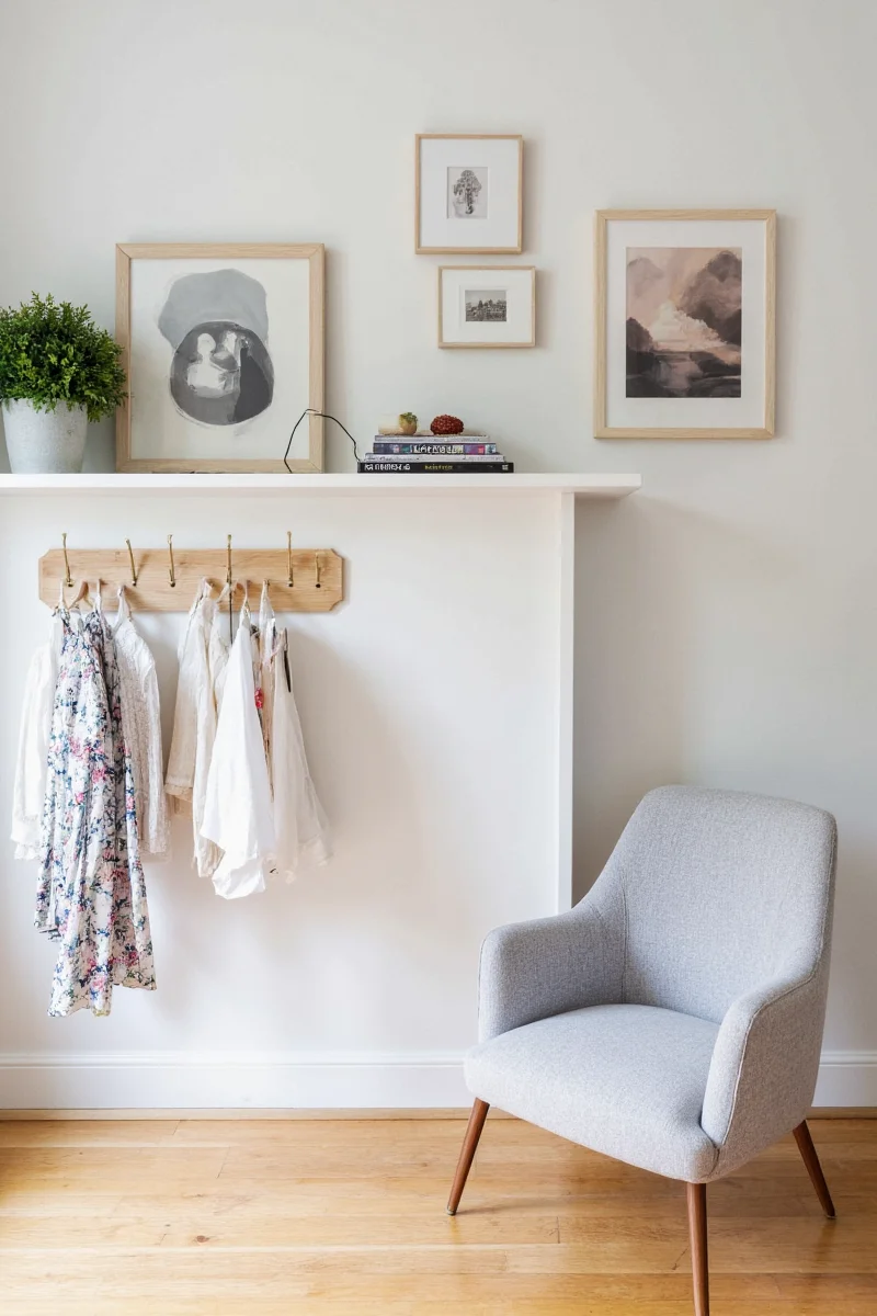 Modern multifunctional furniture in a small apartment