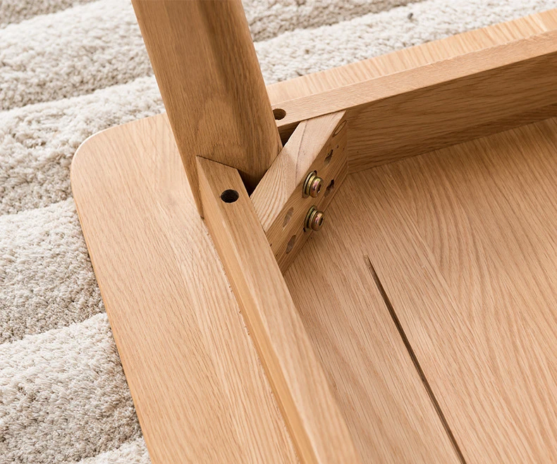 product-BoomDear Wood-Hot Sales Solid Oak Wood Home Furniture Modern Natural Rectangular Dinning Set-2