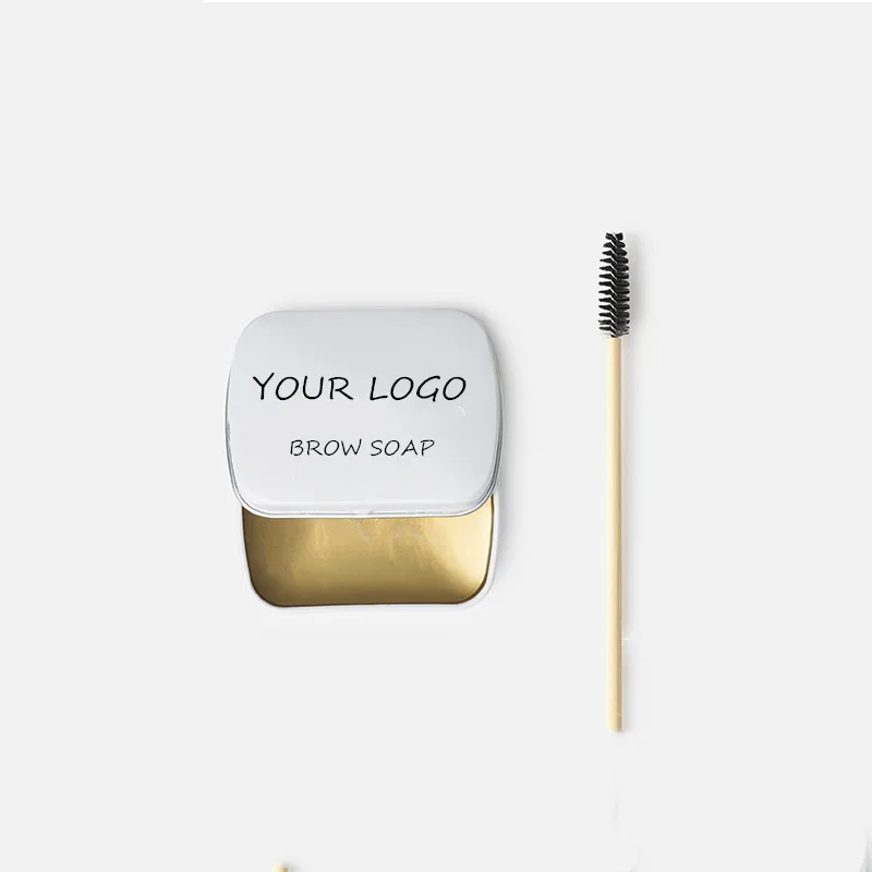 

Packaging Soap Brows Essentials Your Logo Eyebrow Styling Soap, Transparent