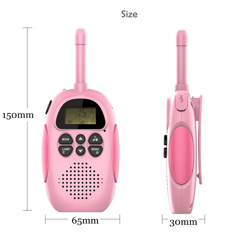 

Children's Handheld Wireless Walkie-talkie, Wireless 3KM Call, USB Charging For Outdoor Parent-child Interactive Toys, 1 pair, Customzied
