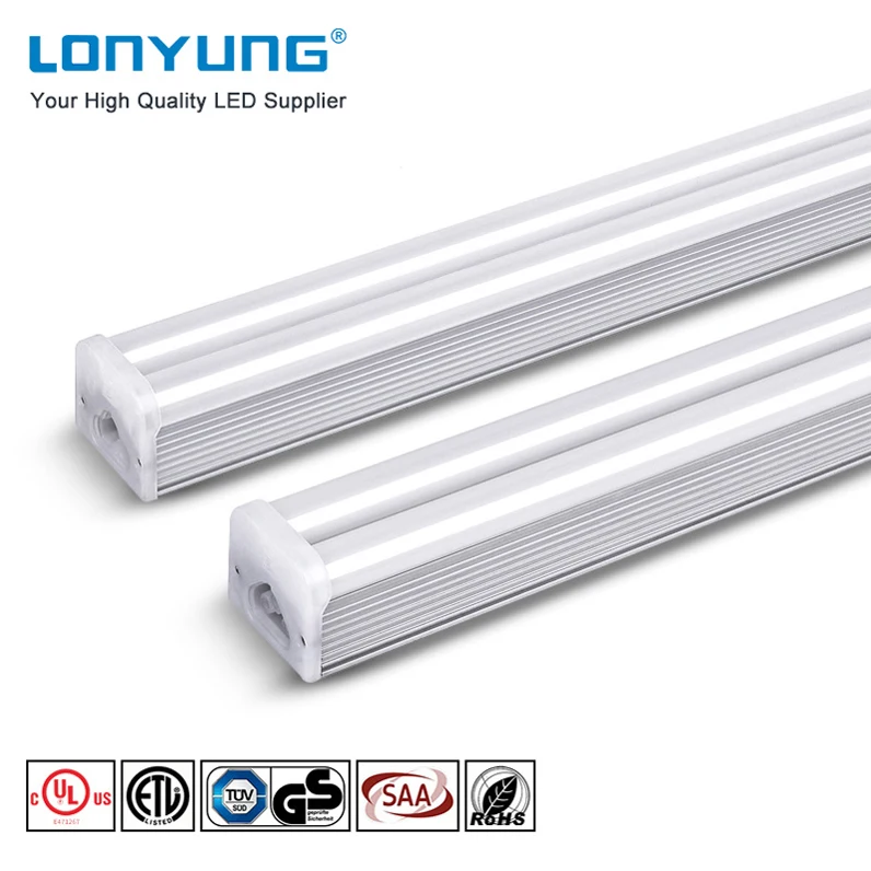 ETL Double row lines Integrated T5 led tubes light 4FT 1200mm 1.2M 30W for supermarket office hotel