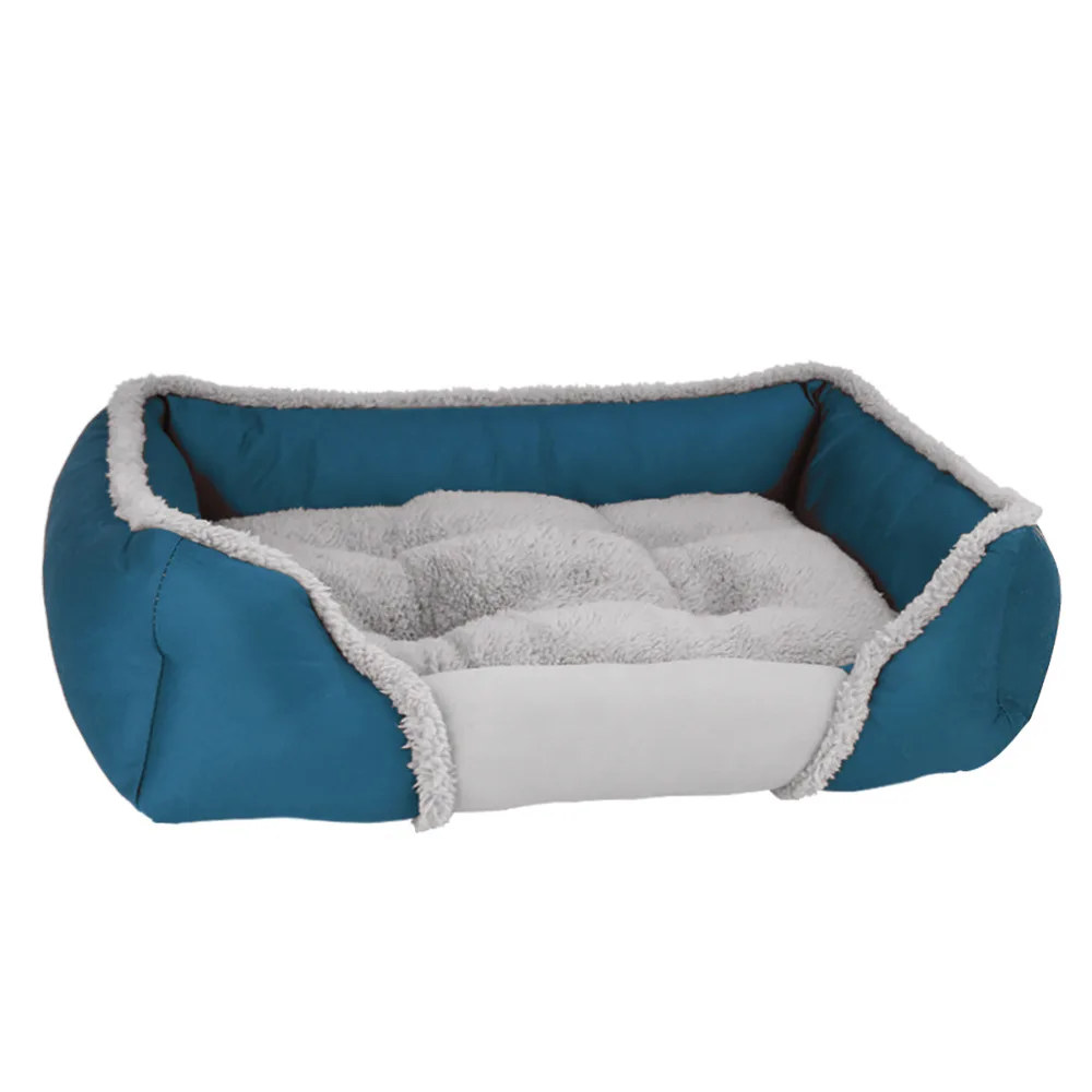 

Custom Outdoor Dog Bed Eco Friendly Pet Plush Luxurycalming Nest Dog Beds, Light blue, brown, red, dark blue