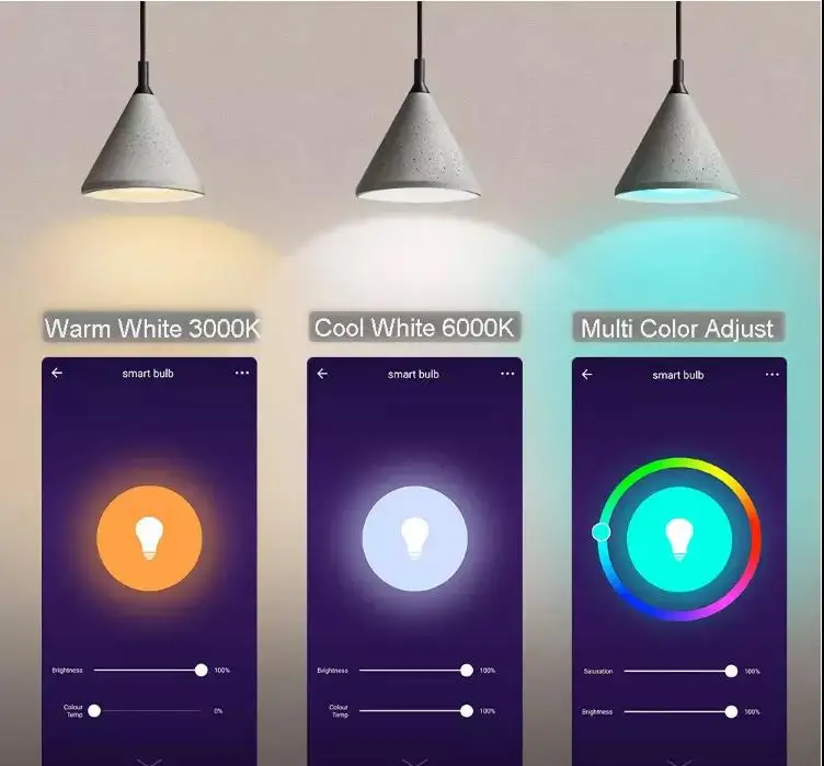 Amazon hot sale smart wifi led bulb light GU10 Support Alexa Google home support OEM ODM